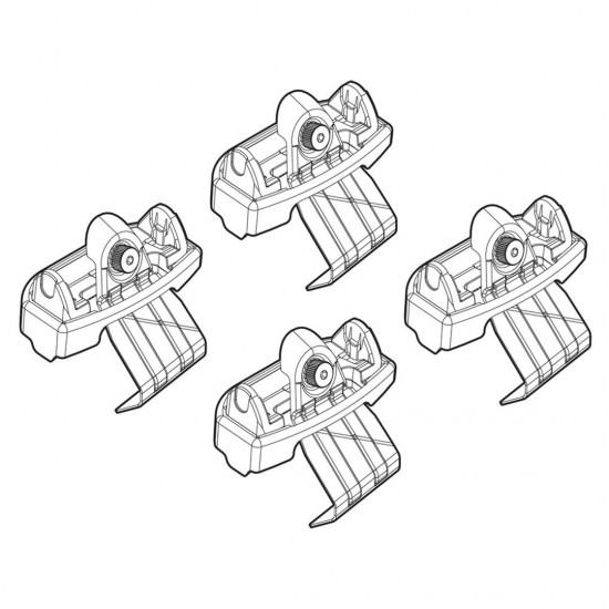ΑΚΡΑ ΓΙΑ ΜΠΑΡΕΣ NORDRIVE ΓΙΑ VOLVO S90 4D 09/16+ KIT
