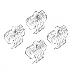 ΑΚΡΑ ΓΙΑ ΜΠΑΡΕΣ NORDRIVE ΓΙΑ SKODA SCALA 5D 06/19+ KIT