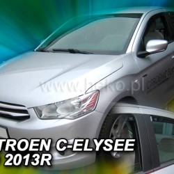 ΑΝΕΜΟΘΡΑΥΣΤΕΣ ΓΙΑ CITROEN C-ELYSEE 4D 2013+ ΣΕΤ ΑΥΤΟΚΙΝΗΤΟΥ ΑΠΟ ΕΥΚΑΜΠΤΟ ΦΙΜΕ ΠΛΑΣΤΙΚΟ HEKO - 4 ΤΕΜ.