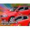 ΑΝΕΜΟΘΡΑΥΣΤΕΣ ΓΙΑ SKODA FABIA III 5D 2014+  HTB ΜΑΚΡΥ ΣΕΤ ΑΥΤΟΚΙΝΗΤΟΥ ΑΠΟ ΕΥΚΑΜΠΤΟ ΦΙΜΕ ΠΛΑΣΤΙΚΟ HEKO - 4 ΤΕΜ.