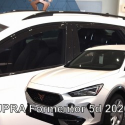 ΑΝΕΜΟΘΡΑΥΣΤΕΣ ΓΙΑ CUPRA FORMENTOR 5D 2020+  ΣΕΤ ΑΥΤΟΚΙΝΗΤΟΥ ΑΠΟ ΕΥΚΑΜΠΤΟ ΦΙΜΕ ΠΛΑΣΤΙΚΟ HEKO - 4 ΤΕΜ.