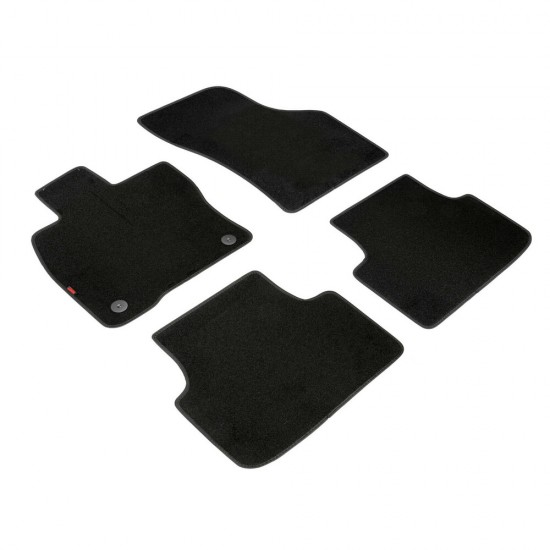 ΠΑΤΑΚΙΑ EXECUTIVE ΜΟΚΕΤΑ ΓΙΑ SEAT LEON 5D 06/2020+ ΣΕ ΜΑΥΡΟ ΧΡΩΜΑ ME ΚΟΥΜΠΩΜΑΤΑ LAMPA - 4 ΤΕΜ.