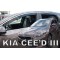ΑΝΕΜΟΘΡΑΥΣΤΕΣ ΓΙΑ KIA CEED 5D HTB 2017+   ΣΕΤ ΑΥΤΟΚΙΝΗΤΟΥ ΑΠΟ ΕΥΚΑΜΠΤΟ ΦΙΜΕ ΠΛΑΣΤΙΚΟ HEKO - 4 ΤΕΜ.