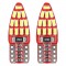 Amio - Λάμπες LED T10 W5W 12V W2.1x9.5d Λευκό Φως 5600K με 24 SMD 3014HP CAN-BUS Καρφωτές για Φώτα Θέσης Πινακίδας και Εσωτερικού Φωτισμού Αυτοκινήτου - 1 σετ (01285/AM)