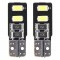 Amio – Λαμπάκια LED T10 W5W 12V 2W 5600K 4xSMD 5730 CANBUS Καρφωτά για Ισχυρό Λευκό Φωτισμό χωρίς Σφάλματα – Σετ 2 Τεμ. (01630/AM)