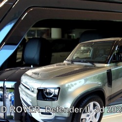 ΑΝΕΜΟΘΡΑΥΣΤΕΣ ΓΙΑ LAND ROVER DEFENDER 5D 2020+  ΣΕΤ ΑΥΤΟΚΙΝΗΤΟΥ ΑΠΟ ΕΥΚΑΜΠΤΟ ΦΙΜΕ ΠΛΑΣΤΙΚΟ HEKO - 4 ΤΕΜ.