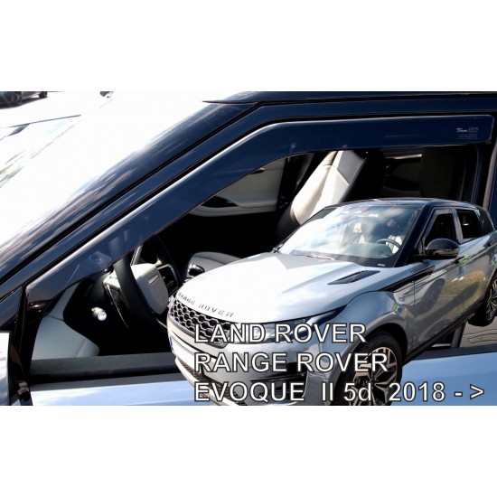 ΑΝΕΜΟΘΡΑΥΣΤΕΣ ΓΙΑ LAND ROVER RANGE ROVER EVOQUE 5D 2018+ ΣΕΤ ΑΥΤΟΚΙΝΗΤΟΥ ΑΠΟ ΕΥΚΑΜΠΤΟ ΦΙΜΕ ΠΛΑΣΤΙΚΟ HEKO - 4 ΤΕΜ.