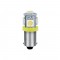 T4W BA9s 24/28V 5SMDx1CHIP LED 30lm ΠΟΡΤΟΚΑΛΙ ΚΟΥΤΙ LAMPA - 20 ΤΕΜ.
