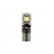 T10 W5W 12/30V W2,1x9,5d 80lm 5SMD LED ΛΕΥΚΟ (ΚΑΡΦΩΤΟ-ΤΡΙΠΛΟΕΣΤΙΑΚΟ- CAN-BUS) 2ΤΕΜ.