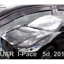 ΑΝΕΜΟΘΡΑΥΣΤΕΣ ΓΙΑ JAGUAR I-PACE 5D 2018+ ΣΕΤ ΑΥΤΟΚΙΝΗΤΟΥ ΑΠΟ ΕΥΚΑΜΠΤΟ ΦΙΜΕ ΠΛΑΣΤΙΚΟ HEKO - 4 ΤΕΜ.