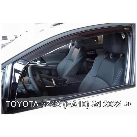 ΑΝΕΜΟΘΡΑΥΣΤΕΣ ΓΙΑ TOYOTA BZ4X (EA10) 5D 2022+ - ΖΕΥΓΑΡΙ ΑΥΤΟΚΙΝΗΤΟΥ ΑΠΟ ΕΥΚΑΜΠΤΟ ΦΙΜΕ ΠΛΑΣΤΙΚΟ HEKO -  2 ΤΕΜ.