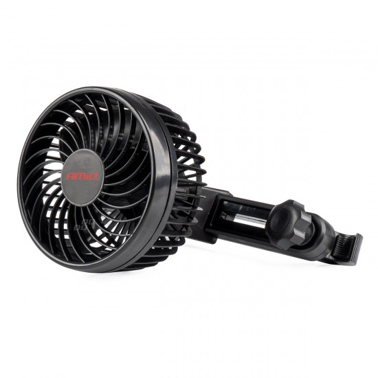 Amio - ΑΝΕΜΙΣΤΗΡΑΣ 12V 4,5'' (12,2cm) ΜΕ ΦΙΣ ΑΝΑΠΤΗΡΑ 2 ΤΑΧΥΤΗΤΩΝ & ΣΤΗΡΙΞΗ ΣΤΟ ΠΡΟΣΚΕΦΑΛΟ PRO SERIES - 1 TEM. (03007/AM)