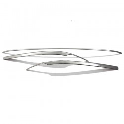 TRIM  ΠΟΡΤ ΜΠΑΓΚΑΖ ΧΡΩΜΙΟ ΜΕΤΑΛΛΙΚΟ S-DIZAYN - 3 TEM. ΓΙΑ VW PASSAT B8.5 SD 2019+