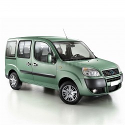 ΧΕΡΟΥΛΙΑ ΠΟΡΤΑΣ ΓΙΑ FIAT DOBLO I 2000-2010  ΧΡΩΜΙΟ ΜΕΤΑΛΛΙΚΑ S-Dizayn - 4 Τεμ.