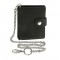 ΠΟΡΤΟΦΟΛΙ ΔΕΡΜΑΤΙΝΟ ΓΙΑ ΚΑΡΤΕΣ & ΧΡΗΜΑΤΑ BIKER WALLET ME 45cm ΑΛΥΣΙΔΑ RFID ΠΡΟΣΤΑΣΙΑ ΣΕ ΜΑΥΡΟ ΧΡΩΜΑ LAMPA - 1 Τεμ.