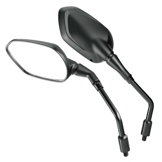 ΚΑΘΡΕΠΤΕΣ MOTO EXTER M10x1,25 DX+SX ΣΕ ΜΑΥΡΟ ΧΡΩΜΑ LAMPA - 2 ΤΕΜ.