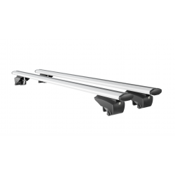 Menabo – Μπάρες Οροφής Αλουμινίου Blade L Silver 127 cm Με Άκρα Gamma Flat Σε Ασημί Χρώμα Για BMW Serie 5 Touring (G61) 02/2024 > 5πορτο / Station Wagon Με Flush Rails - 2 Τεμ. (14070/MB)