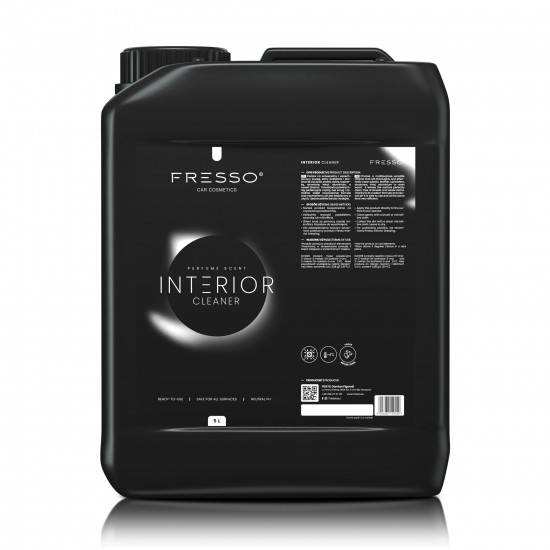 Fresso - Καθαριστικό Εσωτερικού Χώρου Interior Cleaner 5 L με Ουδέτερο pH για Δέρμα, Alcantara, Πλαστικό, Βινύλιο και Ξύλο - 1 Τεμ. (159549/FRE)