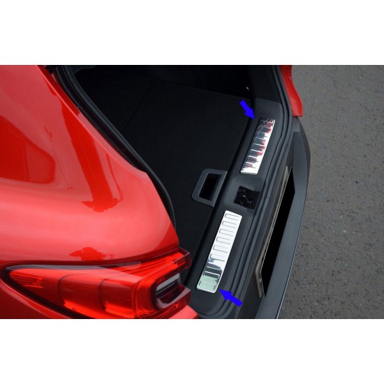 TRIM  ΠΟΡΤ ΜΠΑΓΚΑΖ ΧΡΩΜΙΟ ΜΕΤΑΛΛΙΚΟ S-DIZAYN ΓΙΑ RENAULT KADJAR 2015+ - 2 ΤΕΜ.