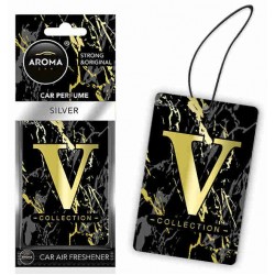 Amio - ΑΡΩΜΑΤΙΚΟ (ΚΡΕΜΑΣΤΟ) AROMA V-COLLECTION - SILVER​ - 1 ΤΕΜ. (A83553/AM)