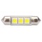 ΛΑΜΠΑΚΙΑ ΠΛΑΦΟΝΙΕΡΑΣ C5W/C10W 12V 0,72W SV8,5 36mm CAN-BUS LED 3xSMD5050 PREMIUM ΛΕΥΚΟ BLISTER 2ΤΕΜ