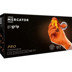 Amio - ΓΑΝΤΙΑ ΝΙΤΡΙΛΙΟΥ MERCATOR GOGRIP ΣΕ ΠΟΡΤΟΚΑΛΙ ΧΡΩΜΑ XLARGE (XL) - 50 ΤΕΜ. (MER20337/AM)