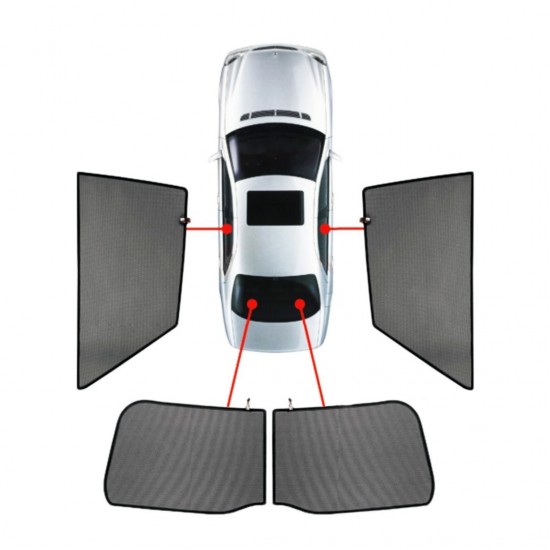 CarShades - ΚΟΥΡΤΙΝΑΚΙΑ  CAR SHADES ΓΙΑ PEUGEOT 2008 5D 2020+ - 4 ΤΕΜ. (PVC.PEU-2008-5-B)