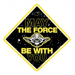 Amio - BABY ON BOARD ΕΝΔΕΙΞΗ STAR WARS YODA - 1 ΤΕΜ. (S9623/AM)