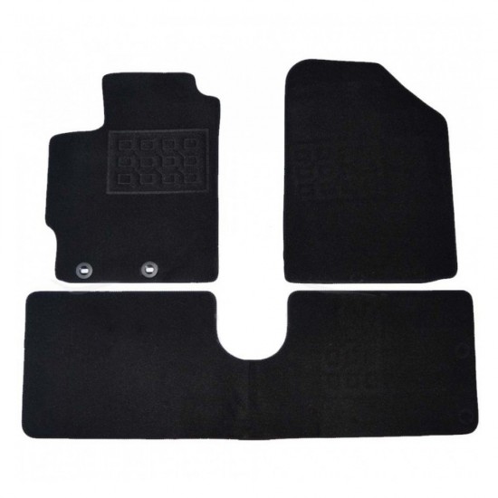 Cik -  ΠΑΤΑΚΙΑ ΜΟΚΕΤΑ ΓΙΑ TOYOTA YARIS 3D / 5D 2011-2019 ΣΕ ΜΑΥΡΟ ΧΡΩΜΑ ΜΕ ΚΟΥΜΠΩΜΑΤΑ - 3 ΤΕΜ. (VM.TO.840212/CK)