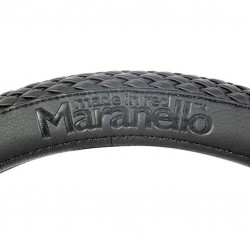 ΚΑΛΥΜΜΑ ΤΙΜΟΝΙΟΥ MARANELLO 37/43 cm (ΜΑΥΡΟ/ΚΟΚΚΙΝΗ ΡΑΦΗ/ΠΛΕΚΤΗ ΥΦΗ)