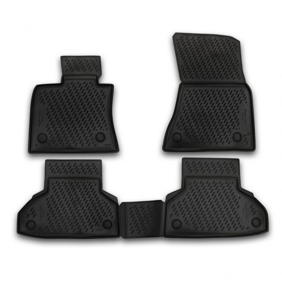 ΠΑΤΑΚΙΑ ΣΕ ΣΚΑΦΗ TPE ΛΑΣΤΙΧΟ ΓΙΑ BMW X6 F16 2014+  (ΜΑΥΡΟ) - 4 ΤΕΜ.