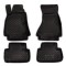 ΠΑΤΑΚΙΑ ΣΕ ΣΚΑΦΗ TPE ΛΑΣΤΙΧΟ ΓΙΑ AUDI A4 B6 4D 2000-2007  ΣΕ ΜΑΥΡΟ ΧΡΩΜΑ NOVLINE - 4 ΤΕΜ.