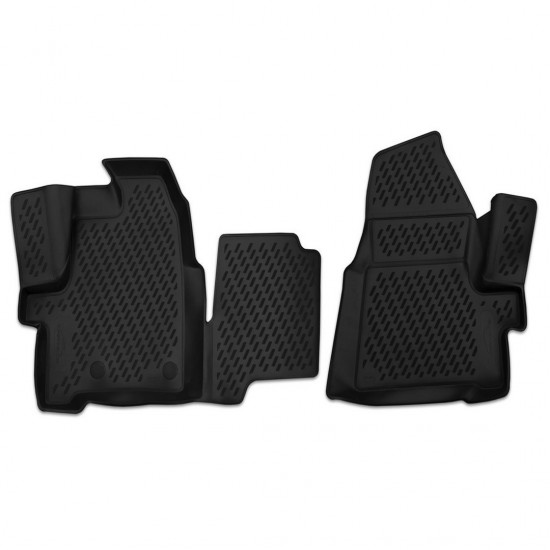 ΠΑΤΑΚΙΑ ΣΕ ΣΚΑΦΗ TPE ΛΑΣΤΙΧΟ ΓΙΑ FORD RANGER 4D 2011+  ΣΕ ΜΑΥΡΟ ΧΡΩΜΑ NOVLINE - 2 ΤΕΜ.