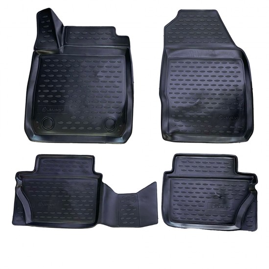 ΠΑΤΑΚΙΑ ΣΕ ΣΚΑΦΗ TPE ΛΑΣΤΙΧΟ ΓΙΑ FORD FIESTA 4D / 5D 2008-2017  ΣΕ ΜΑΥΡΟ ΧΡΩΜΑ NOVLINE - 4 ΤΕΜ.