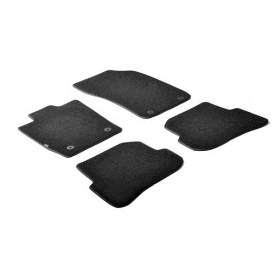 ΠΑΤΑΚΙΑ EXECUTIVE ΜΟΚΕΤΑ ΓΙΑ AUDI A1 3D 09/2010-10/2018 / AUDI A1 Sportback 5D 02/2012-10/2018 ΣΕ ΜΑΥΡΟ ΧΡΩΜΑ ΜΕ ΚΟΥΜΠΩΜΑΤΑ LAMPA - 4 ΤΕΜ.