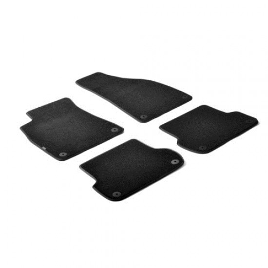 ΠΑΤΑΚΙΑ EXECUTIVE ΜΟΚΕΤΑ ΓΙΑ AUDI A4 4D 11/2007-10/2015 / AUDI A4 ALLROAD 04/2009-05/2016 / AUDI A4 AVANT 05/2008-10/2015 ΣΕ ΜΑΥΡΟ ΧΡΩΜΑ ΜΕ ΚΟΥΜΠΩΜΑΤΑ LAMPA - 4 ΤΕΜ.
