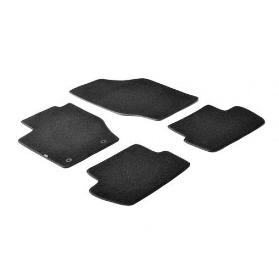 ΠΑΤΑΚΙΑ EXECUTIVE ΜΟΚΕΤΑ ΓΙΑ CITROEN C4 3D 01/2005-10/2010 / CITROEN C4 5D 01/2005-10/2010 ΣΕ ΜΑΥΡΟ ΧΡΩΜΑ ΜΕ ΚΟΥΜΠΩΜΑΤΑ LAMPA - 4 ΤΕΜ.