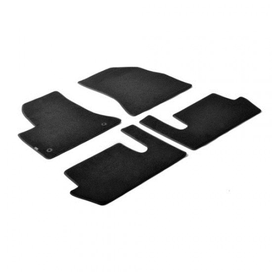 ΠΑΤΑΚΙΑ EXECUTIVE ΜΟΚΕΤΑ ΓΙΑ CITROEN C4 GRAND PICASSO 10/2006-09/2013 / CITROEN C4 PICASSO 03/2007-05/2013 ΣΕ ΜΑΥΡΟ ΧΡΩΜΑ ΜΕ ΚΟΥΜΠΩΜΑΤΑ LAMPA - 4 ΤΕΜ.