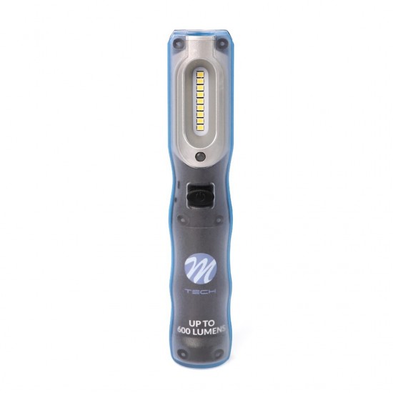 Φακός εργασίας Osram 9+1 led 600+200lm 5.700k με 1 μαγνήτη 2 λειτουργιών επαναφορτιζόμενος m-tech