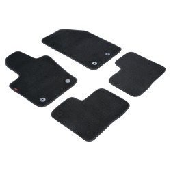 ΠΑΤΑΚΙΑ EXECUTIVE ΜΟΚΕΤΑ ΓΙΑ FIAT 500X 02/2015+ / JEEP RENEGATE 09/2014+ ΣΕ ΜΑΥΡΟ ΧΡΩΜΑ ME ΚΟΥΜΠΩΜΑΤΑ LAMPA - 4 ΤΕΜ.