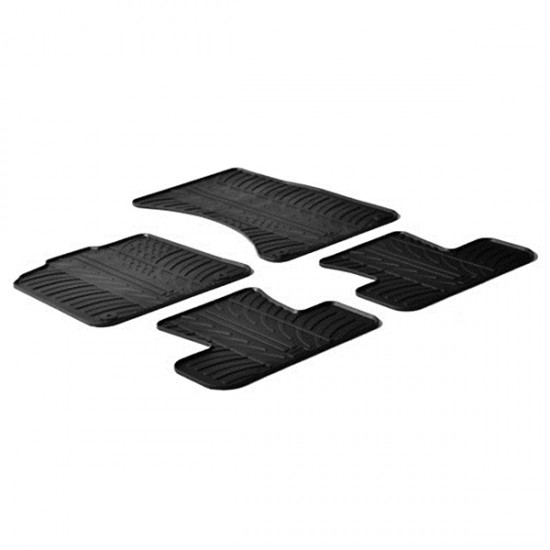LAMPA - ΠΑΤΑΚΙΑ ΑΥΤΟΚΙΝΗΤΟΥ ΑΠΟ ΛΑΣΤΙΧΟ ΓΙΑ AUDI Q5 11/2008-02/2017 ΣΕ ΜΑΥΡΟ ΧΡΩΜΑ ME ΚΟΥΜΠΩΜΑΤΑ - 4 ΤΕΜ.