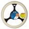 Lampa Κάλυμμα Τιμονιού Αυτοκινήτου Duo-Grip 37-39εκ. Άοσμο πλεχτή αντιιδρωτική επένδυση Μπεζ 1-τεμ. (L3313.9)