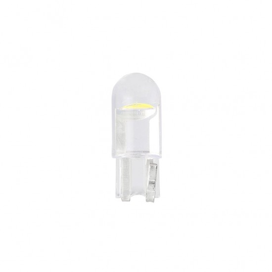 T10 W5W 12V W2,1x9,5d 1xF10 LED ΛΕΥΚΟ ΔΙΑΘΛΑΣΗΣ (ΚΑΡΦΩΤΟ ΑΚΑΛΥΚΟ) BLISTER 2ΤΕΜ. M-TECH