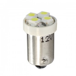 T4W 12V 0,32W BA9s (ΜΙΝΙΟΝ) LED 4xSMD3528 ΛΕΥΚΟ BLISTER 2ΤΕΜ.