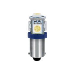 T4W BA9s 24/28V 5SMDx1CHIP LED 35lm ΜΠΛΕ ΚΟΥΤΙ LAMPA - 20 ΤΕΜ.