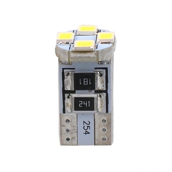 T10 W5W 12V W2,1x9,5d LED 4xSMD3528 ΛΕΥΚΟ (ΚΑΡΦΩΤΟ CAN-BUS) OSRAM LED BLISTER 2ΤΕΜ. M-TECH