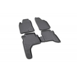 ΠΑΤΑΚΙΑ ΣΕ ΣΚΑΦΗ TPE ΛΑΣΤΙΧΟ ΓΙΑ MITSUBISHI PAJERO SPORT 1997-2008  ΣΕ ΜΑΥΡΟ ΧΡΩΜΑ NOVLINE - 4 ΤΕΜ.
