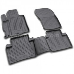 ΠΑΤΑΚΙΑ ΣΕ ΣΚΑΦΗ TPE ΛΑΣΤΙΧΟ ΓΙΑ MITSUBISHI OUTLANDER XL 02/2007-2012  ΣΕ ΜΑΥΡΟ ΧΡΩΜΑ NOVLINE - 4 ΤΕΜ.