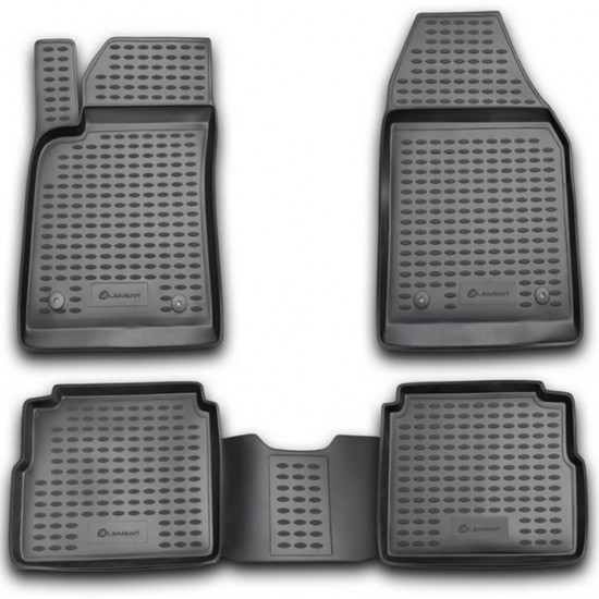 ΠΑΤΑΚΙΑ ΣΕ ΣΚΑΦΗ TPE ΛΑΣΤΙΧΟ ΓΙΑ OPEL VECTRA C SW 2003-2008  ΣΕ ΑΝΘΡΑΚΙ ΣΚΟΥΡΟ ΓΚΡΙ ΧΡΩΜΑ NOVLINE - 4 ΤΕΜ.