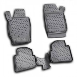 ΠΑΤΑΚΙΑ ΣΕ ΣΚΑΦΗ TPE ΛΑΣΤΙΧΟ ΓΙΑ SKODA ROOMSTER 09/2006+  ΣΕ ΜΑΥΡΟ ΧΡΩΜΑ NOVLINE - 4 ΤΕΜ.